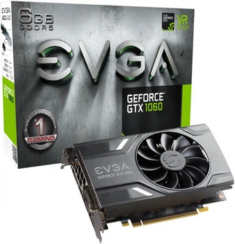 Відеокарта EVGA GeForce GTX 1060 GAMING 6 GB GDDR5 (06G-P4-6161-KR), Б/в