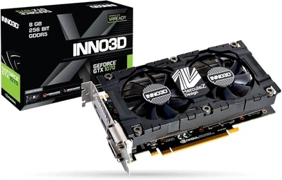 Відеокарта INNO3D GeForce GTX 1070 Twin X2 V3 8GB GDDR5 (835168022966:5), Б/в