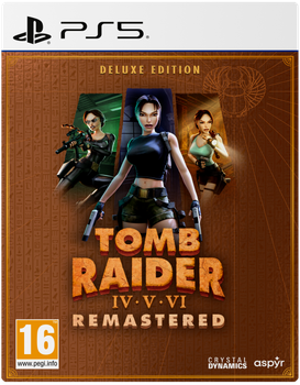 Гра PS5 Tomb Raider IV-VI Remastered Starring Lara Croft: Deluxe Edition (Blu-ray диск) (5056635617484)
