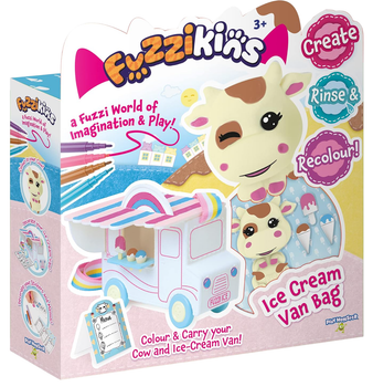 Zestaw kreatywny PlayMonster Fuzzikins Samochód z lodami + figurka (5026175773032)