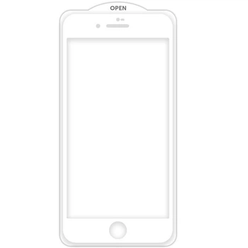 Захисне скло SKLO 5D (тех.пак) для Apple Айфон 7 /Айфон 8 / Айфон SE (2020) діагональ 4.7, повноекранне скло з повним проклеюванням, захистом від подряпин, сколів та ударів