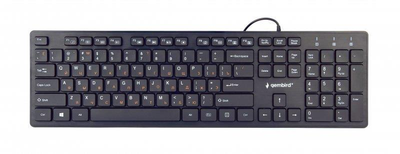 Клавіатура Gembird KB-MCH-03-UA Ukr Black USB Чорний 35952