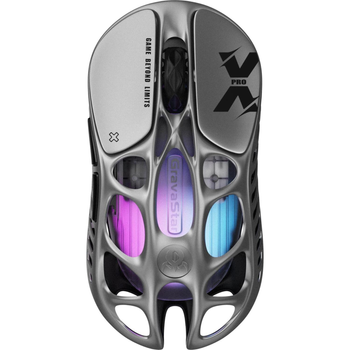 Миша GravaStar Mercury X Pro 8K RGB Itnerstellar Silver (GSXPRO_GRY)