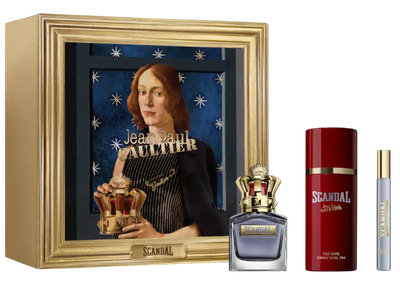 Zestaw męski Jean Paul Gaultier Scandal Pour Homme Woda toaletowa 100 ml + 10 ml + Dezodorant 150 ml (8435415098731)