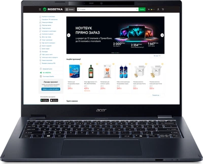 Ноутбук Acer TravelMate P4 14 TMP414-55-TCO-74V1 (NX.BH2EU.008) Slate Blue