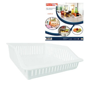 Лоток с ручкой в холодильник Irak plastik 29 x 26 х 8.5 см 4,85 л ВА-680 Белый