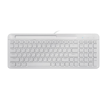 Клавiатура Maxxter KB-01W-UA White