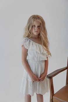 Платье для девочки Boboli 443078 116 см Белый