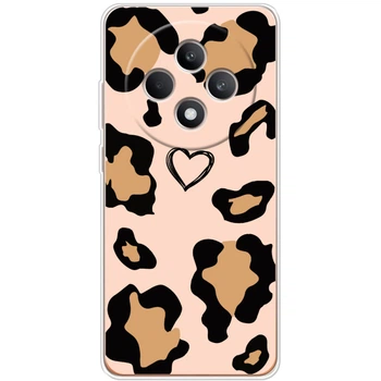 Силиконовый Чехол с Картинкой для OPPO Reno 12 FS Принт (Леопардовый, leo) (65601-ysm034)
