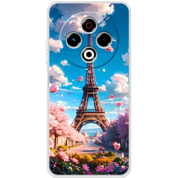 Силиконовый Чехол с Картинкой для Tecno Spark 30 Принт (Париж, Эйфелева Башня) (65672-ysm035)