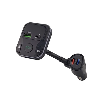 FM Трансмітер З Пультом ДК модулятор музики в авто ZARYAD FM 20 Black