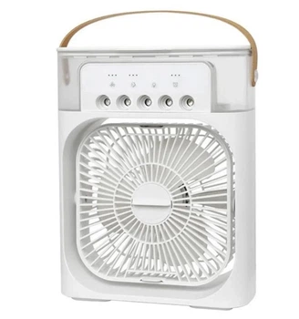 Вентилятор настольный Mini Cooling Fan 9418 с контейнером для льда, белый
