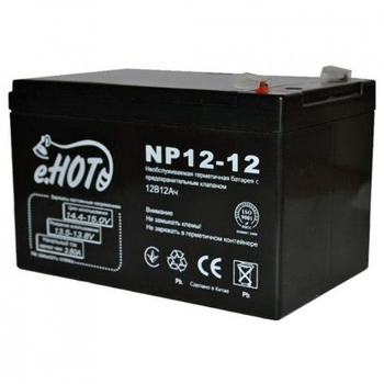 Батарея к ИБП Enot 12В 12 Ач (NP12-12) (154359)