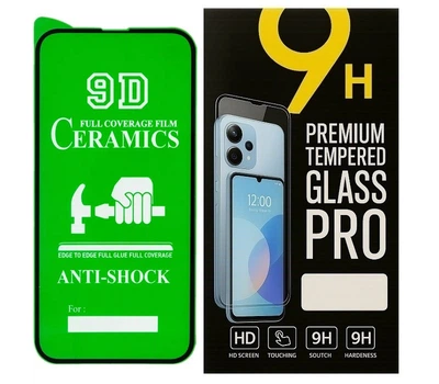 Протиударна захисна плівка Ceramics 9D для Apple iPhone 16e з чорною рамкою, глянцева