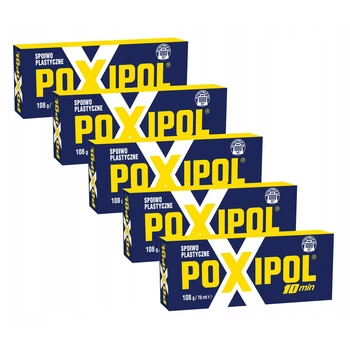 Клей епоксидний двокомпонентний POXIPOL 10 хвилин металевий 108 г / 70 мл 5 штук (7730716011610)