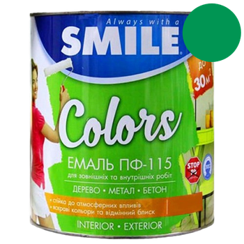 Эмаль алкидная ПФ-115 Smile изумрудная 2.8 кг