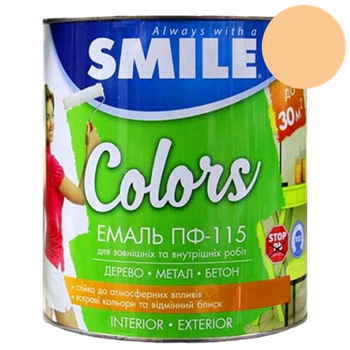 Эмаль алкидная ПФ-115 Smile кремовая 0.9 кг