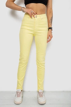 Джинси жіночі Slim Fit, колір жовтий, 182R1489S19, AGER, розмір 26