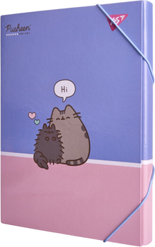 Папка для праці Yes Pusheen картонна A4 (500249) (5056574450173)
