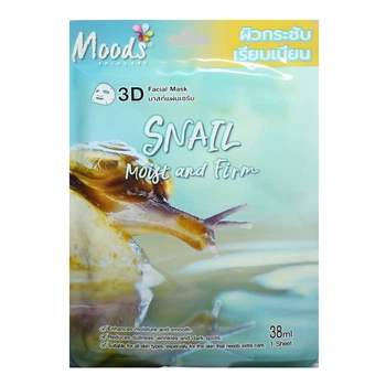 Маска для обличчя з екстрактом слизу равлика 1 шт (38 мл) Moods (8859128306134)