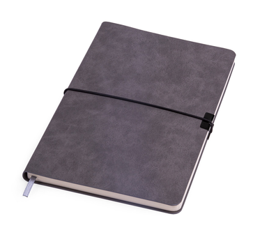 Записна книжка А5 недатована, в лінію Paperbook Toscano Сіра