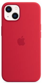Чохол силіконовий протиударний Silicone Case MagSafe для Apple Iphone 13 (6.1") Red