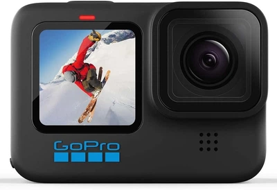 Экшн-камера GoPro HERO10 / 120° / 23Мп / 5.7К / 240fps / Wi-Fi / Bluetooth / Влагозащищенная / Черная (CHDHX-101-RW) (100611460) - Б/У