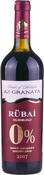 Вино Az-Granata Rubai Medrese червоне напівсолодке 0% 0.75 л (4760081508272)