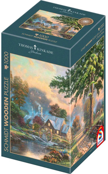 Puzzle Schmidt Spiele Thomas Kinkade Studios: Am alten Mühlenbach 1000 elementów 59797 (4001504597979)