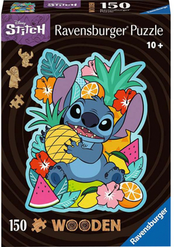 Puzzle Ravensburger Disney Stitch drewniane 150 elementów 12000758 (4005555007586)