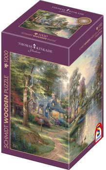 Puzzle Schmidt Spiele Thomas Kinkade Studios: Wioska nad jeziorem 1000 elementów 59800 (4001504598006)
