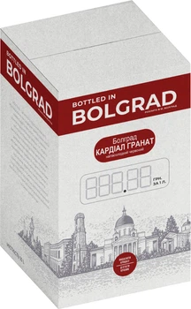 Вино Bolgrad Гранат червоне напівсолодке 10 л 9-12% bag-in-box (4820013032821)