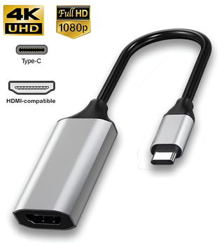 Переходник конвертер Type-C to HDMI 4К SmartGo