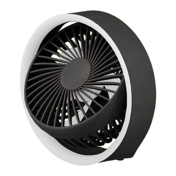 Настольный беспроводной вентилятор GXQC N601 с лампой Black