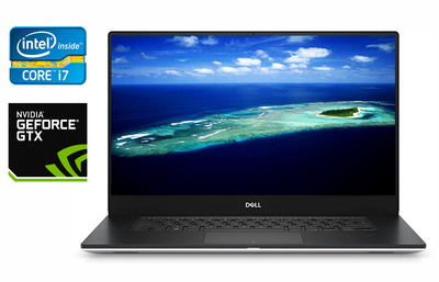 Ігровий ноутбук Dell XPS 15 7590 / 15.6" (3840x2160) IPS / Intel Core i7-9750H (6 (12) ядер по 2.6 - 4.5 GHz) / 32 GB DDR4 / 500 GB SSD / nVidia GeForce GTX 1650, 4 GB GDDR6, 128-bit / WebCam / Windows 10 б/в