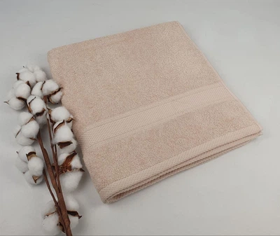 Рушник Homeline бордюр 70x140 Light-beige (400гр/м2)