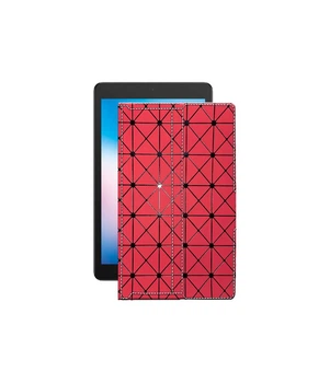 Чохол з екошкіри для планшету Alcatel 3T 8 2020 Червоний ромб