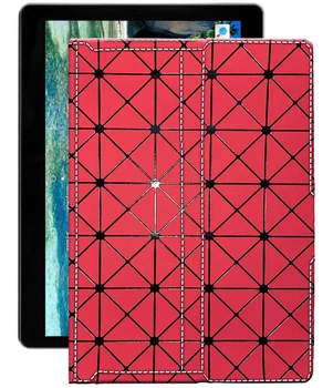 Чохол з екошкіри для планшету MIXzo ME1030 4G Червоний ромб