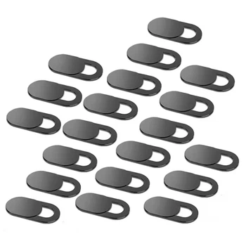 Шторки для веб-камери темно-сірі на скотчі 20шт