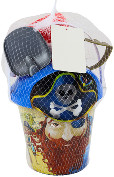 Zestaw do piasku LEAN Toys Piracki 6 elementów 18550 (5905991021674)
