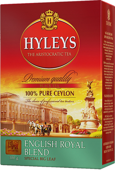 Чай черный Hyleys Анлийский Королевский Купаж курпнолистовой 100 г (4791045003175)