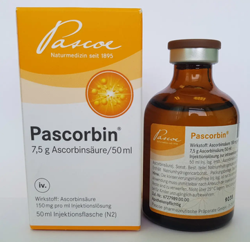 Паскорбін Pascoe Pascorbin 7,5 г вітаміну С аскорбінова кислота 50 мл