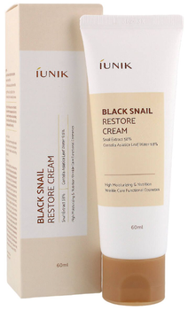 Krem przeciwstarzeniowy do twarzy Iunik Black Snail Restore regenerujący 60 ml (8809728080521)