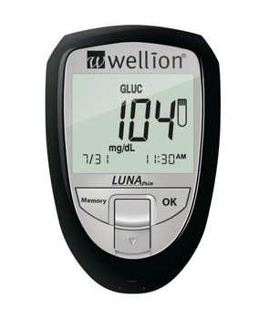 Глюкометр Wellion Luna чорний