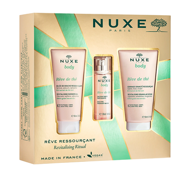 Набор Revitalising Ritual (гель для душа 100мл, ароматная вода 30мл, скраб 150мл), Nuxe