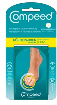 Пластырь Compeed для мозолей между пальцами ног 10 шт