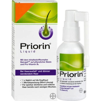 Пріорін спрей для відновлення росту волосся Priorin Liquid 50 мл