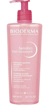 Очищающий гель для лица и глаз Bioderma Sensibio Cleansing Foaming Gel 500 мл