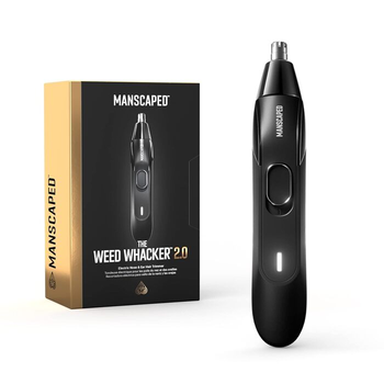 Електричний тример для носа і вух MANSCAPED Weed Whacker 2.0, 7000 об/хв, акумулятор 45 хв, для вологого та сухого гоління, змінні леза з нержавіючої сталі