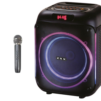 Портативная колонка ZXX party сабвуфер 250W c радиомикрофоном
